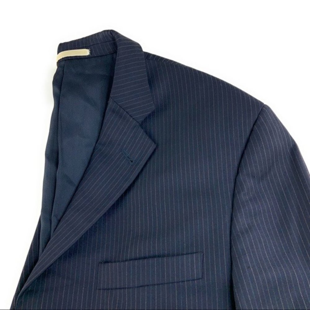 Burberry London 3 Button Navy Blazer